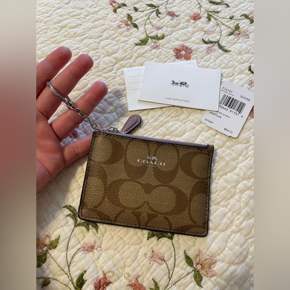 Coach skinny ID wallet new with tags